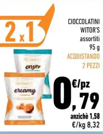 Conad CIOCCOLATINI WITOR'S assortiti 95 g offerta