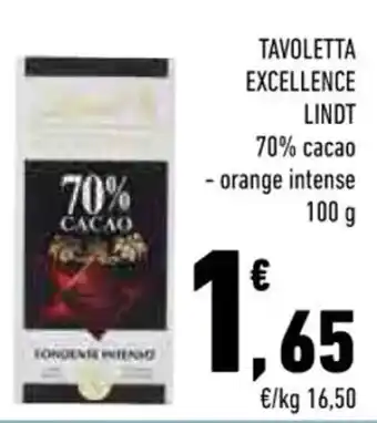 Conad TAVOLETTA EXCELLENCE LINDT 100 g offerta