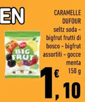 Conad CARAMELLE DUFOUR seltz soda 150 g offerta