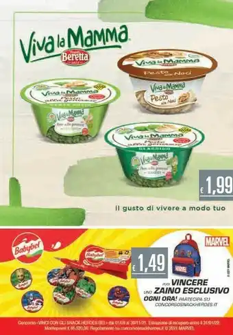 Unes Beretta Pesto Alla Genovese Classico/ Senz'aglio/ All Noci Viva La Mamma offerta