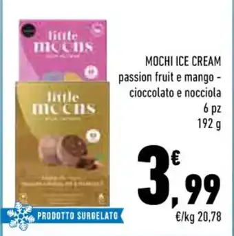 Conad MOCHI ICE CREAM passion fruit e mango - cioccolato e nocciola 192 g offerta