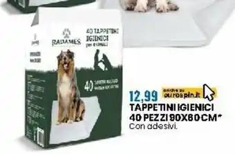 Eurospin Tappetini Igienici 40 pezzi 90x60cm offerta