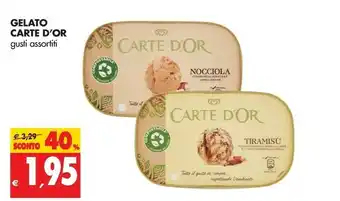 Tigros Algida Carte D'Or Nocciola offerta