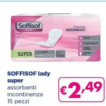Acqua & Sapone Soffisof Lady Super offerta