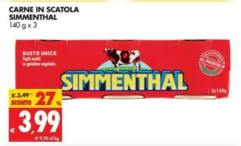 Tigros Simmenthal Carne In Scatola offerta