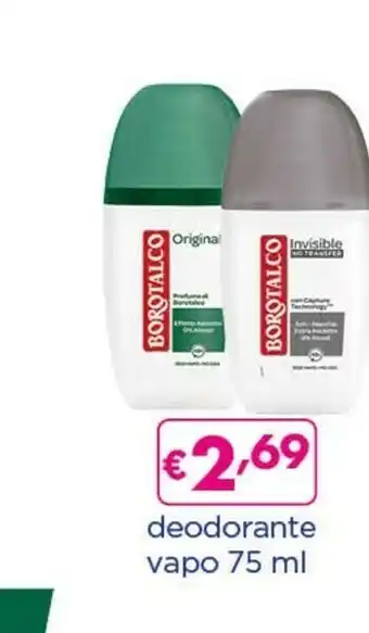 Acqua & Sapone Borotalco Original Unisex Deodorante Spray 75 Ml offerta