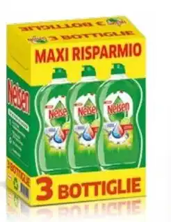 Tigros DETERSIVO PIATTI LIMONE NELSEN 850 ml x 3 offerta