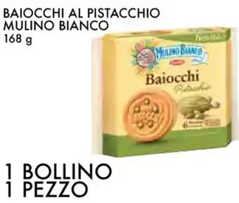 Conad BAIOCCHI AL PISTACCHIO MULINO BIANCO 168 g offerta
