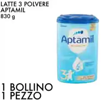 Conad LATTE 3 POLVERE APTAMIL 830 g offerta