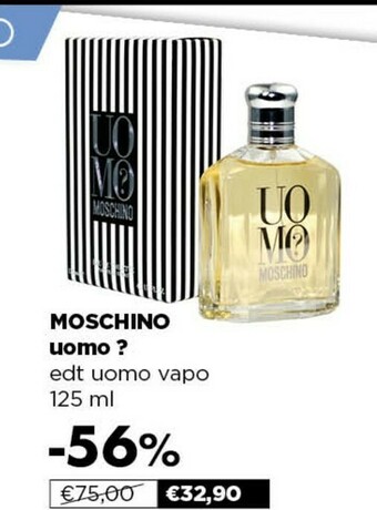 Acqua & Sapone Moschino Uomo? 125 Ml offerta