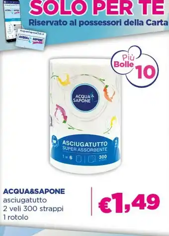 Acqua & Sapone Acqua & Sapone Asciugatutto offerta