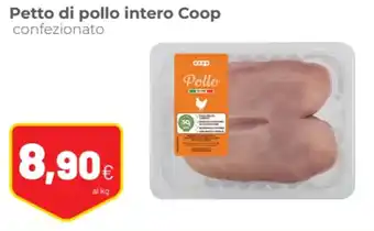 Coop Petto di pollo intero Coop offerta