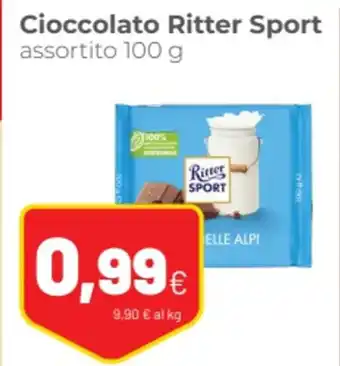 Coop Cioccolato Ritter Sport assortito 100 g offerta