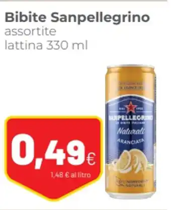Coop Bibite Sanpellegrino assortite lattina 330 ml offerta