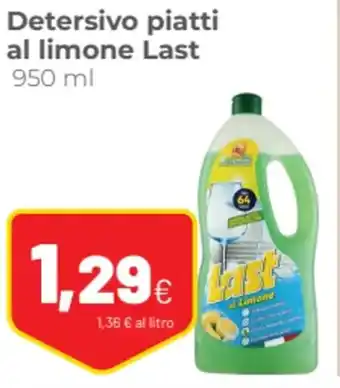 Coop Detersivo piatti al limone Last 950 ml offerta