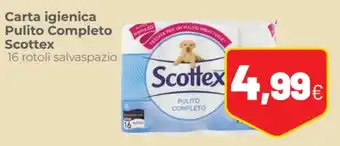 Coop Carta igienica PULITO COMPLETO Scottex offerta