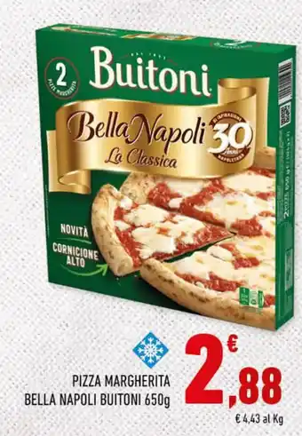 Conad PIZZA MARGHERITA BELLA NAPOLI BUITONI 650g offerta