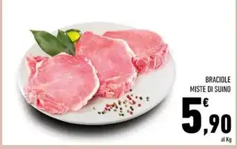 Conad BRACIOLE MISTE DI SUINO offerta