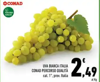 Conad UVA BIANCA ITALIA CONAD PERCORSO QUALITÀ offerta