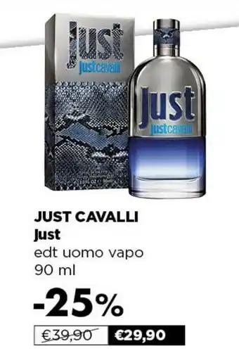 Acqua & Sapone Just Cavalli Just Edt Uomo Vapo 90 Ml offerta
