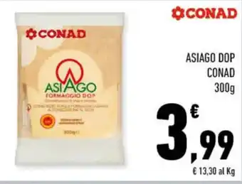 Conad ASIAGO DOP CONAD 300 g offerta