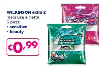 Acqua & Sapone Wilkinson sword Extra 2 Rasoi Usa E Getta offerta