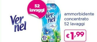 Acqua & Sapone Vernel Ammorbidente Concentrato 52 Lavaggi offerta
