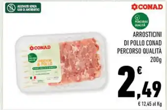 Conad ARROSTICINI DI POLLO CONAD PERCORSO QUALITÀ 200 g offerta