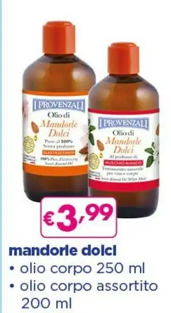 Acqua & Sapone Mandorle Dolcl Olio Corpo offerta