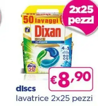 Acqua & Sapone Dixan Discs 50 Pezzi offerta