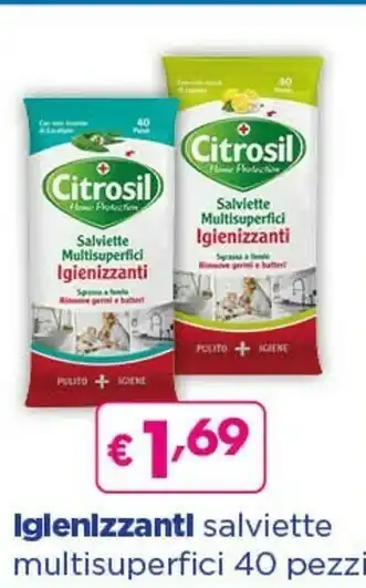 Acqua & Sapone Citrosil Iglenizzanti Salviette offerta