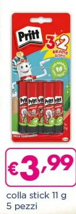 Acqua & Sapone Pritt Colla Stick 11g 5 Pezzi offerta