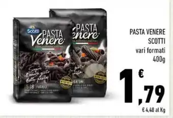 Conad PASTA VENERE SCOTTI vari formati 400 g offerta