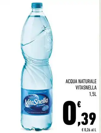 Conad ACQUA NATURALE VITASNELLA 1,5 l offerta