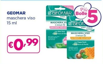 Acqua & Sapone Geomar Maschera Viso offerta