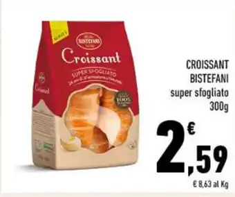 Conad CROISSANT BISTEFANI super sfogliato 300 g offerta