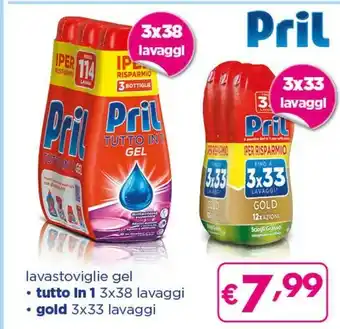 Acqua & Sapone Pril Lavastoviglie Gel offerta