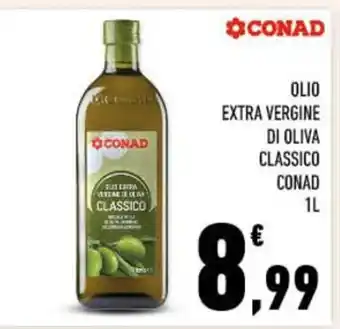 Conad OLIO EXTRA VERGINE DI OLIVA CLASSICO CONAD 1L offerta