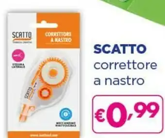 Scatto Correttore A Nastro