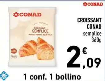 Conad CROISSANT CONAD semplice 360g offerta