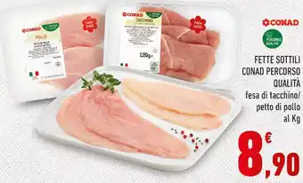 Conad FETTE SOTTILI CONAD PERCORSO QUALITÀ offerta