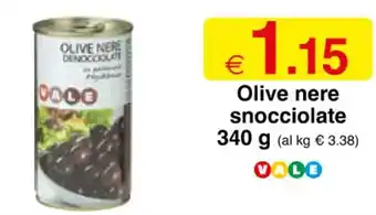 Sì con te Olive nere snocciolate 340 G offerta