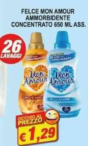 Maury's FELCE MON AMOUR AMMORBIDENTE CONCENTRATO 650 ML ASS. offerta