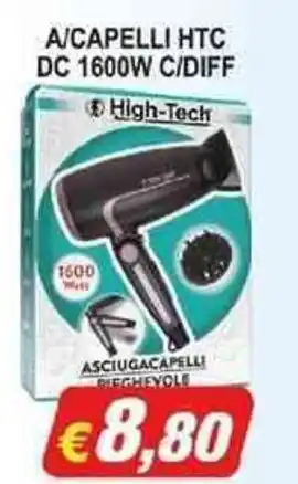 Maury's A/CAPELLI HTC DC 1600W C/DIFF High-Tech offerta