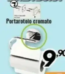 Orizzonte Portarotolo Cromato offerta