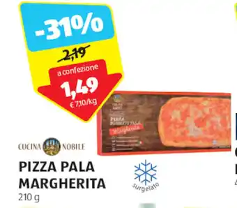 ALDI CUCINA NOBILE PIZZA PALA MARGHERITA 210 g offerta
