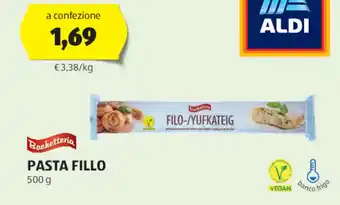 ALDI Backetteria PASTA FILLO 500 g offerta