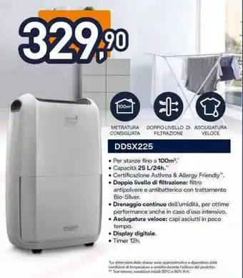 Unieuro DeLonghi DDSX225 offerta