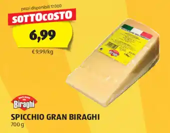 ALDI Biraghi SPICCHIO GRAN BIRAGHI 700 g offerta