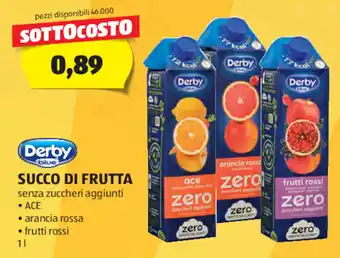 ALDI Derby SUCCO DI FRUTTA 1 l offerta